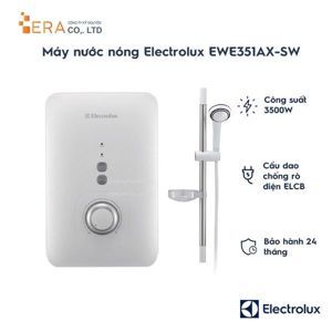 Bình nóng lạnh trực tiếp Electrolux EWE351AXSW (EWE351AX-SW) - 3500W, chống giật