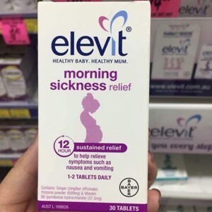 Viên uống làm giảm các triệu chứng ốm nghén Elevit Morning Sickness Relief 30 viên