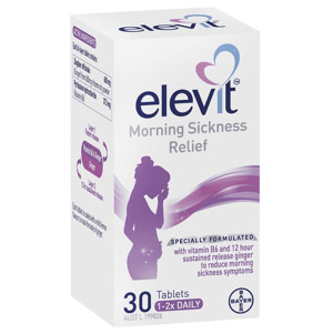 Viên uống làm giảm các triệu chứng ốm nghén Elevit Morning Sickness Relief 30 viên