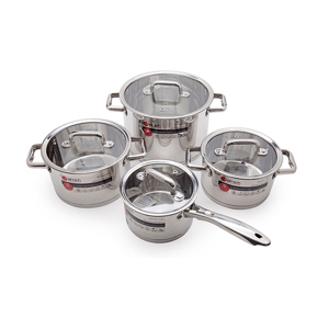 Bộ 4 nồi Elmich 2353670 - 5 đáy, nắp kính