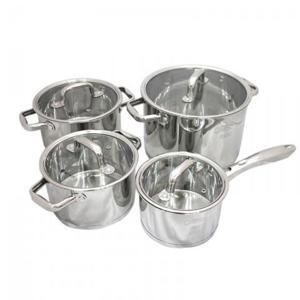 Bộ 4 nồi Elmich 2353670 - 5 đáy, nắp kính