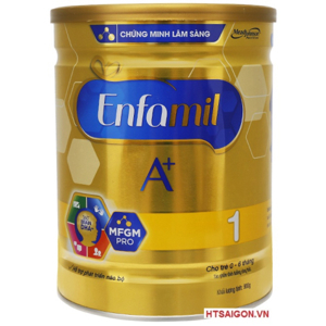 Sữa bột Enfamil A+ 1 - hộp 900g (dành cho trẻ từ 0 - 6 tháng)