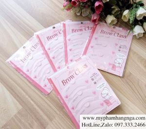 Khuôn kẻ mày theo 3 mẫu Etude House Mini Brow Class Drawing Duide