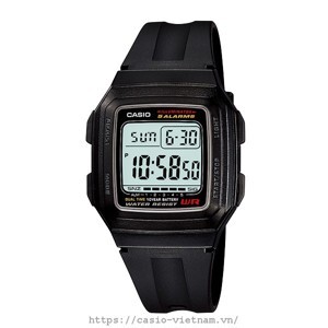 Đồng hồ nữ Casio F-201WA - màu 1ADF, 9ADF, 1AEF