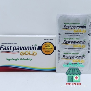 Fast pavomin gold - giảm triệu chứng ốm nghén ở phụ nữ có thai