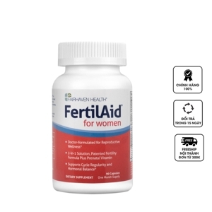 FertilAid for Women - Viên uống Hỗ trợ Sinh sản cho Nữ và tăng khả năng thụ thai, 90 viên