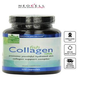 Viên uống bổ sung collagen Neocell Fish Collagen + H.A 120 viên