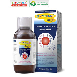 Fitobimbi Tussiflux junior – Giảm cảm cúm, giảm ho, giảm viêm họng cho bé