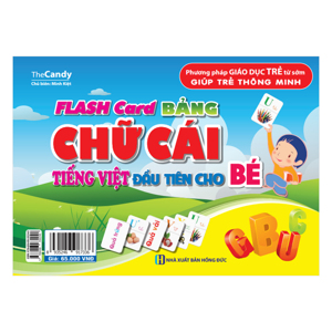 Flash card chữ cái Tiếng Việt đầu tiên cho bé