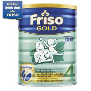 Sữa bột Friso Gold 4 - hộp 1500g (dành cho trẻ từ 3 tuổi trở lên)