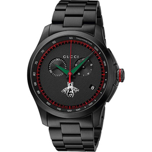 G-Timeless Chronograph Black Dial Men's Watch YA126269, 44mm
