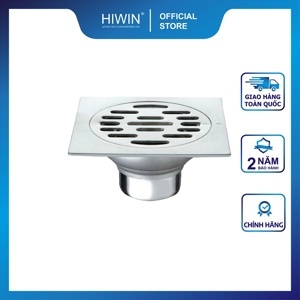 Ga thoát sàn ngăn mùi inox 304 ngõng trọng lực Hiwin FD-8210A kích thước mặt 120x120