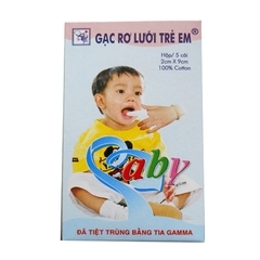 Gạc rơ lưỡi trẻ em