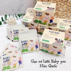 Gạc tưa lưỡi Baby Bro - 25 Miếng