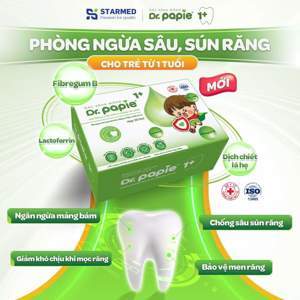 Gạc tưa lưỡi dr.papie