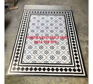 Gạch bông giả cổ 20x20 thảm ghép 10