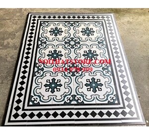 Gạch bông giả cổ 20x20 thảm ghép 16