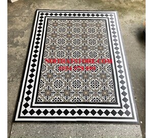 Gạch bông giả cổ 20x20 thảm ghép 8