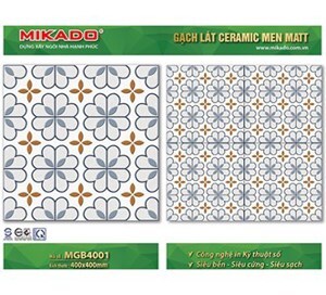 Gạch bông ốp lát 40×40 Mikado MGB4001