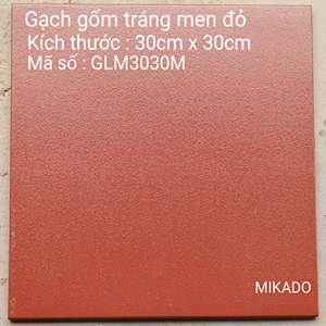 Gạch cotto đỏ Mikado 30x30 GLM3030M