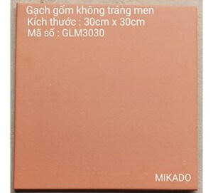 Gạch cotto đỏ Mikado 30x30 GLM3030