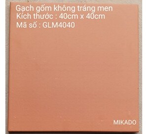 Gạch cotto đỏ Mikado 40x40 GLM4040