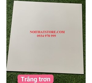 Gạch lát nền Trung Quốc 100x100 trắng trơn