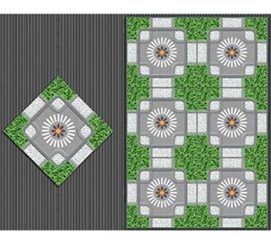 Gạch lát sân vườn 50x50 9603