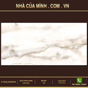 Gạch ốp tường Vietceramic 600×1200 612HL6266WS