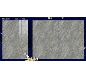 Gạch Terrazzo màu xám 600x60mm 6907