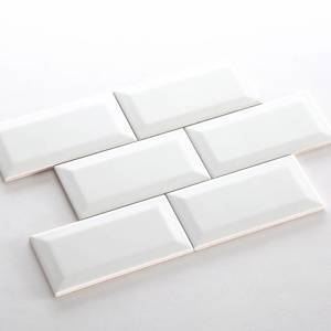 Gạch thẻ trắng bóng vát