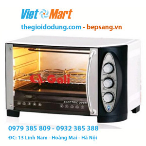 Lò nướng cơ Gali Geo420D (Geo-420D) - 42 lit, 1800W