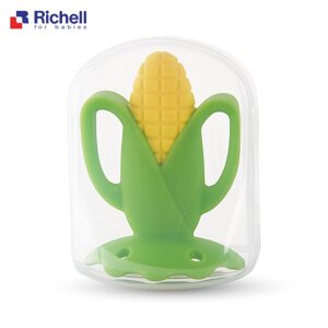 Gặm nướu silicone Richell có hộp – Bắp ngô RC22023