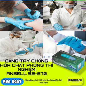 Găng tay chống hóa chất Ansell 92-670