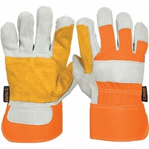 Găng tay da vải an toàn size L Truper 14246 (GU-TECA-R)