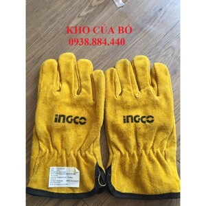 Găng tay vải da Ingco HGVC02
