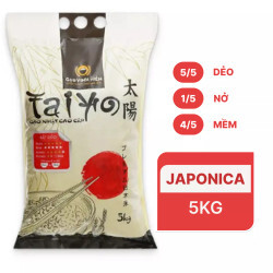 Gạo giống Nhật Bản Vinh Hiển Taiyo túi 5kg