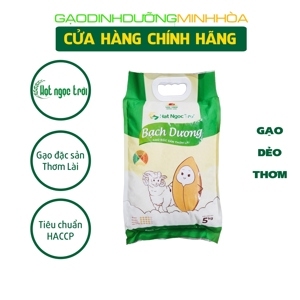 Gạo Hạt Ngọc Trời Bạch Dương túi 5kg