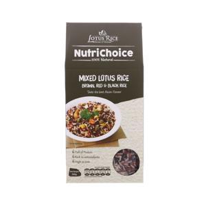 Gạo hỗn hợp Tấm Cám Lotus Rice NutriChoice hộp 0,5kg