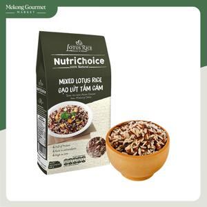 Gạo hỗn hợp Tấm Cám Lotus Rice NutriChoice hộp 0,5kg