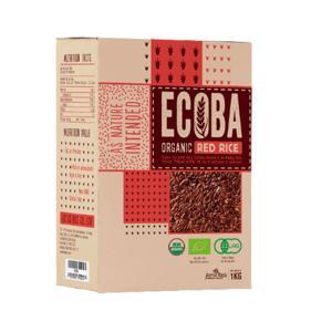 Gạo lứt hữu cơ Ecoba Huyết Rồng hộp 1kg