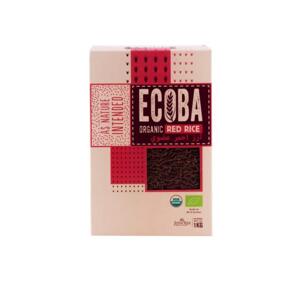 Gạo lứt hữu cơ Ecoba Huyết Rồng hộp 1kg