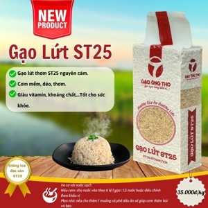 Gạo lứt Ông Thọ Ngọc Đỏ túi 1kg