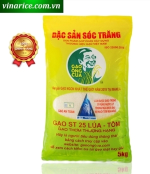 Gạo Nhật Japonica A An túi 5kg