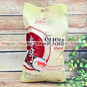 Gạo Nhật Sushi Lotus Rice gói 5kg