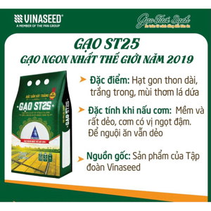 Gạo ST25 Vinaseed túi 5kg