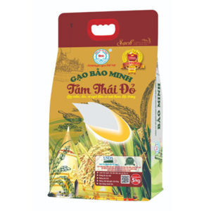 Gạo Tám Thái đỏ đặc biệt Bảo Minh túi 5kg