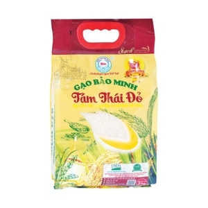 Gạo Tám Thái đỏ đặc biệt Bảo Minh túi 5kg