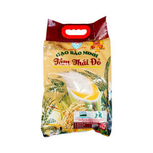 Gạo Tám Thái đỏ đặc biệt Bảo Minh túi 5kg