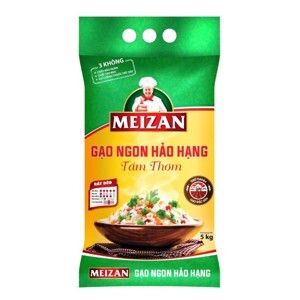 Gạo Tám thơm Meizan túi 5kg